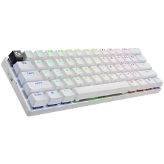 LOGITECH G PRO X 60 LIGHTSPEED Wireless Gaming Keyboard (Tactile) - WHITE - US INT'L - 2.4GHZ/BT - EMEA28-935 - TACTILE SWITCH