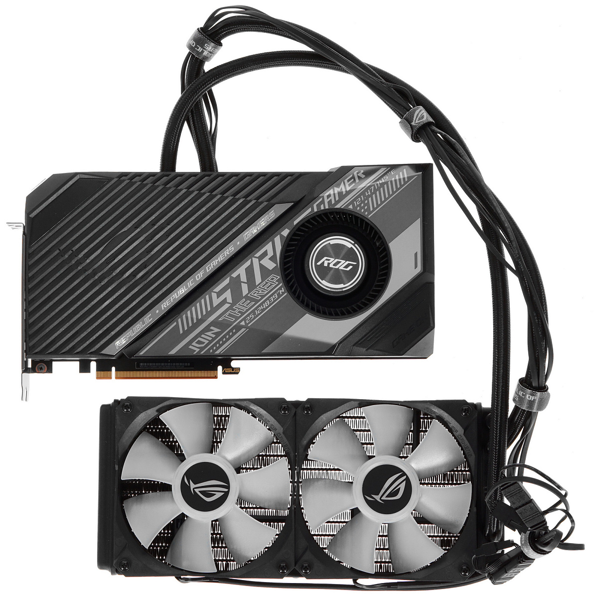 Radeon RX6900XT, Asus ROG Strix LC G, 2525MHz/16000MHz, 256bit, 16GB GDDR6, USB-C, HDMI, 2xDP