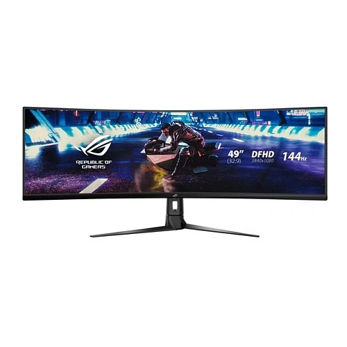 Монитор 49" Asus ROG Strix XG49VQ, Black, VA, 3840х1080@165Hz, 450кд/м2, 3000:1, 4ms, 2xHDMI, DP
