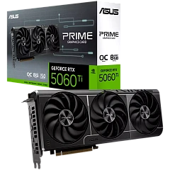 ASUS Video Card NVIDIA GeForce RTX 5060 Ti 8GB GDDR7 128-bit Digital Max Resolution 7680 x 4320 Yes x 1 (Native HDMI 2.1b)Yes x 3 (Native DisplayPort 2.1b)HDCP Support Yes (2.3) 550W P/N 90YV0MP0-M0NA00