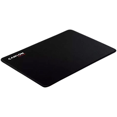 CANYON MP-4, Mouse pad,350X250X3MM,Multipandex,fully black with our logo (non gaming),blister cardboard