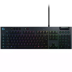 Клавиатура Logitech G815, Black-Grey, Wired, Gaming, Multimedia, RGB-Backlight, GL Tactile Brown,USB