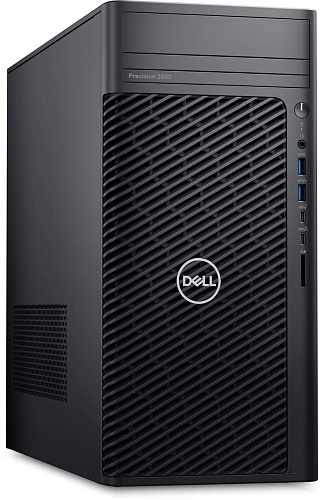 Рабочая станция Dell/Precision 3680 CTO Base/Tower/3г/Core i7/14700/2,1 GHz/16 Gb/M.2 PCIe SSD/512 Gb/T1000/8 Gb/Windows 11/Pro/64/Многоязычная