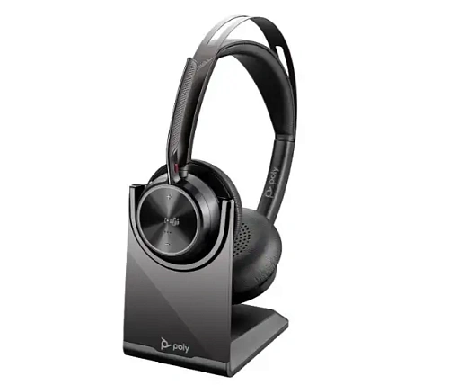 Наушники Poly/Poly Voyager Focus 2 USB-C-C Headset /USB-C/A Adapter/Charging Stand