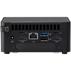 ASUS NUC 14pro/RNUC14RVHU500002I/Intel Ultra 5 125H/Intel Arc graphics/4xUSB/M.2 22x80 NVMe; 22x42 NVMe/2.5'' SATA slot/2,5Gbe LAN/2xHDMI/ 2x Thunderbolt 4 (USB-C+DP)/no Storage/no RAM/AX211.D2WG.NV/no OS/EU Cord/Tall Kit(L6)/EAN:4711387491584