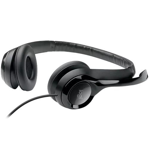Гарнитура Logitech H390 (USB, элементы управления на кабеле, кабель 2.33м) (M/N: A00146)