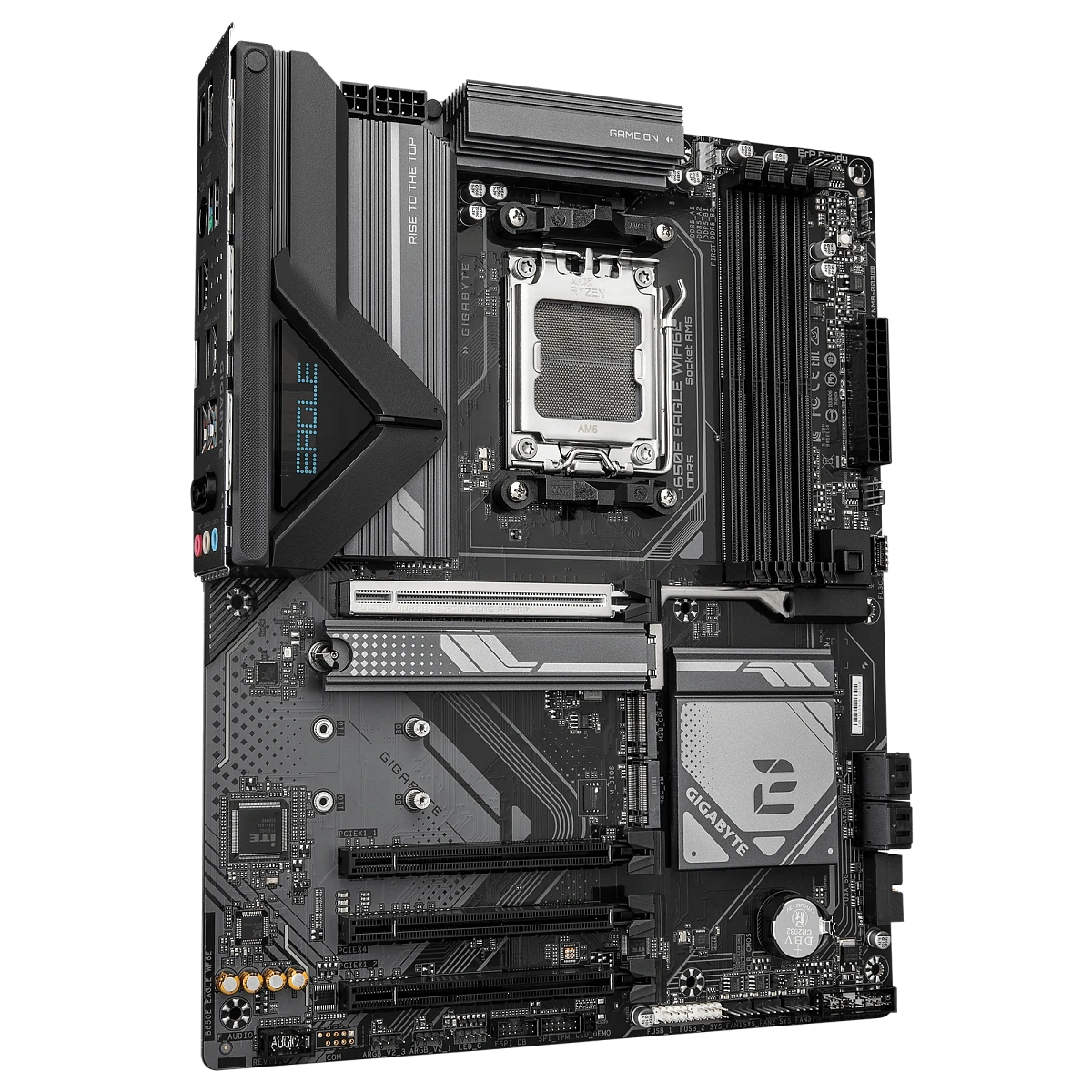 Матплата Gigabyte B650E Eagle WF6E, AM5, ATX, 4DDR-5, 4хPCI-Ex16, 4SATA, 3xM.2, HDMI, DP, 16USB