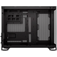 CORSAIR 2500X Micro ATX Dual Chamber PC Case - Black/Obsidian Aluminum