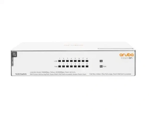 Коммутатор HP Enterprise/Aruba Instant On 1430 8G Class4 PoE 64W Switch