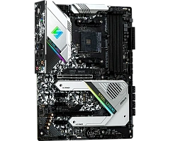 Матплата ASRock X570 Steel Legend, AM4, ATX, 4DDR-4, 2xPCI-Ex16, 8SATA, 2xM.2, HDMI, DP, 16USB