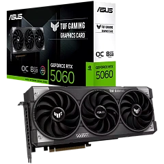 ASUS Video Card NVIDIA GeForce RTX 5060 8GB GDDR7 128-bit Digital Max Resolution 7680 x 4320 Yes x 1 (Native HDMI 2.1b)Yes x 3 (Native DisplayPort 2.1b)HDCP Support Yes (2.3) 550W C/N 90YV0N00-M0NA00