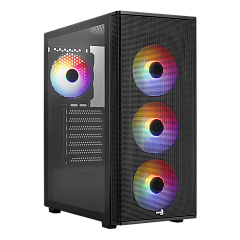 Корпус AeroCool Designer-G-BK-v2, Midi Tower, ATX, m-ATX, Black, 2x3.5"/4x2.5", 2xUSB, USB3.0