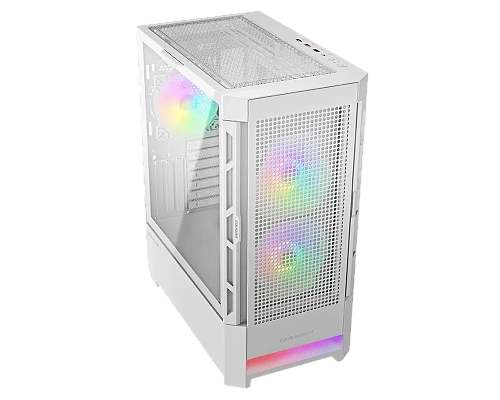 Корпус Cougar Airface RGB, Midi Tower, ATX, White 2x3.5"/2x2.5", USB2.0, 2xUSB3.0