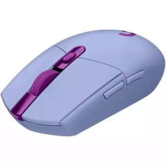 Мышь Logitech G305 Lightspeed, Lilac, Wireless, Gaming, Optical, 12000dpi, 1 х АА, USB