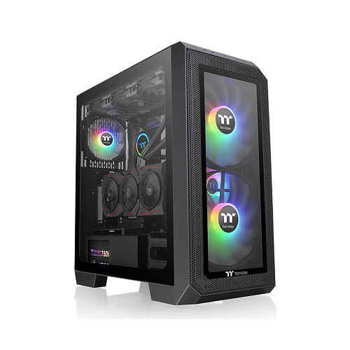 Корпус Thermaltake View 300 MX, Midi Tower, E-ATX, Black, 2x3.5/4x2.5, 2xUSB3.0, USB-C