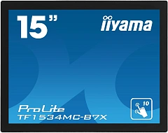 Монитор LCD 15'' 4:3 1024x768(XGA) TN, TOUCH, 60 Hz, 370cd/m2, 700:1, 8ms, VGA, DVI, HDMI, DP, Pivot, Black