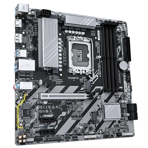 Матплата Gigabyte B860M D3HP, iB860, S1851, mATX, 4DDR-5, 1xPCI-Ex16, 2xM.2, DP, HDMI, 13USB