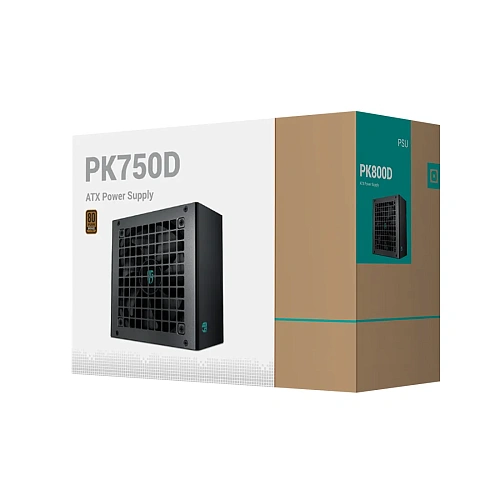 БП ATX 750W DeepCool GamerStorm PK750D, Bronze, 20+4/24+4/24+8/24+4+8/24+8+8, 12cm, 4x6+2p PCI-E
