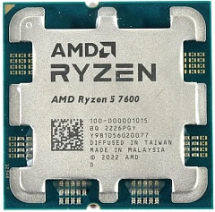 AMD CPU Desktop Ryzen 5 6C/12T 7600 (5.2GHz Max, 38MB,65W,AM5) box, with Radeon Graphics and Wraith Stealth Cooler