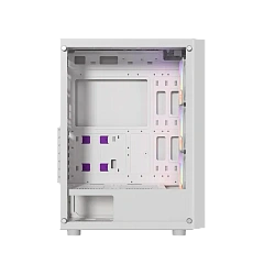 Корпус Wintek Andromeda PRO E306M-W TG, Midi Tower, ATX, White, 2x2.5"/1x3.5", 3xUSB, RGB