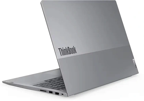 Ноутбук Lenovo 21MW000YRU ThinkBook 16 G7 ARP 16" WUXGA (1920x1200) IPS/AMD Ryzen 7 7735HS up to 4,75Ghz (8C)/16GB/1TB SSD/AMD Radeon 680M /Wi-Fi 6E/BT5.3/IR & 1080p/BKLT/FPR/NoOS/1Y/Arctic Grey