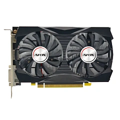 GF GTX1050Ti, Afox V8 Black, 1291MHz/7000MHz, 128bit, 4GB GDDR5, DVI-D, HDMI, DP