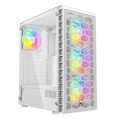 Корпус Wintek Energy JX188-11-M-W TG, Midi Tower, ATX, White, 2x3.5"/2x2.5", 2xUSB, USB3.0