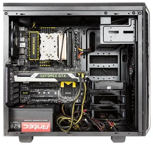 Корпус be quiet! Pure Base 600 Window, Midi Tower, ATX, Black, 2x5.25"/3x3.5"/2х2.5", 2xUSB3.0