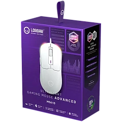 LORGAR MSA10, Ultralight Wired Gaming Mouse Advanced, white