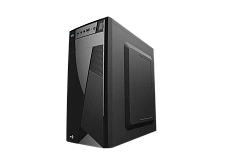 Корпус AeroCool CS-1101, Midi Tower, ATX, Black, 1x5.25"/3x3.5"/1x2.5", 2xUSB, USB3.0