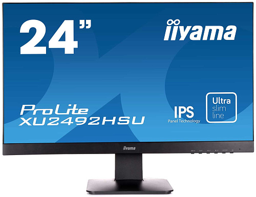 Монитор LCD 24'' 16:9 1920х1080(FHD) IPS, 100Mhz, nonGLARE, 250cd/m2, H178°/V178°, 1300:1, 80M:1, 16.7M, 0,4ms,  HDMI, DP, USB, HDCP, 3Y, Black