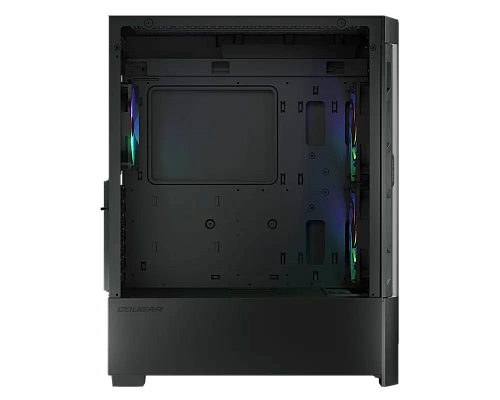 Корпус Cougar Airface RGB, Midi Tower, ATX, Black, 2x3.5"/2x2.5", USB2.0, 2xUSB3.0
