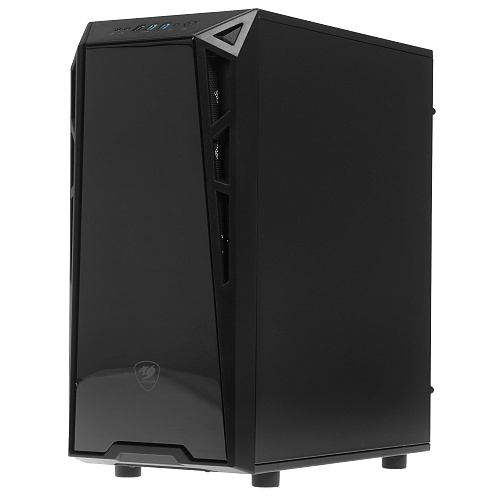 Корпус Cougar Turret, Midi Tower, ATX, Black, 2x2.5", USB2.0, 2xUSB3.0
