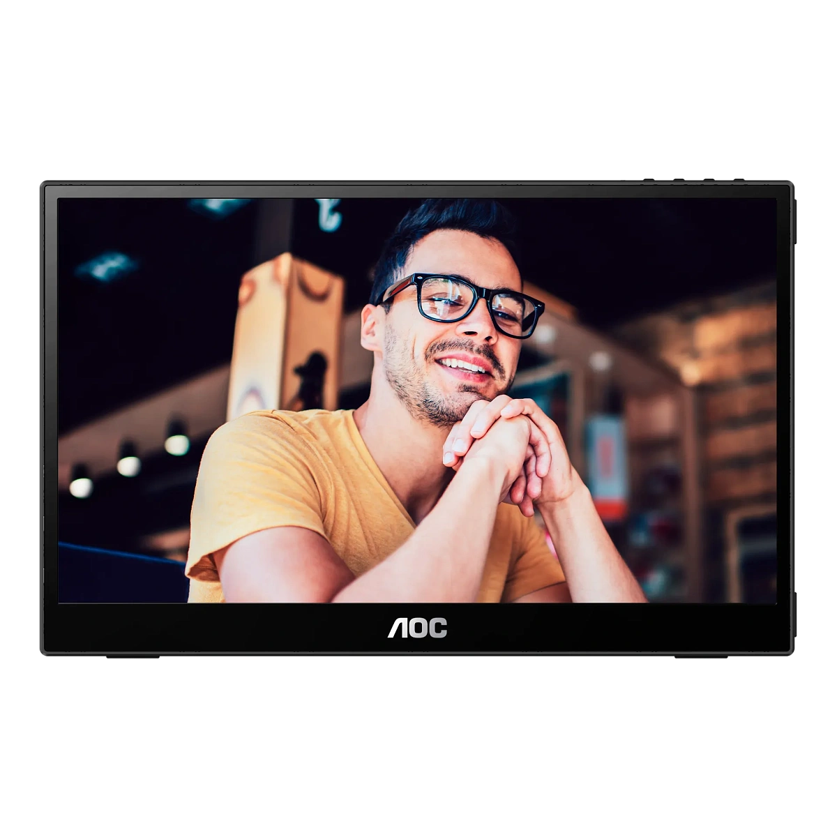Монитор 15.6" AOC 16T3EA, Black, IPS, 1920x1080@60Hz, 250кд/м2, 700:1, 4ms, USB-C