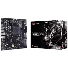 BIOSTAR MB AM4 B550 2 x DDR4 4 x SATA III 1 x M.2 1 x DP Port 1 x HDMI Port 1 x LAN port Micro ATX