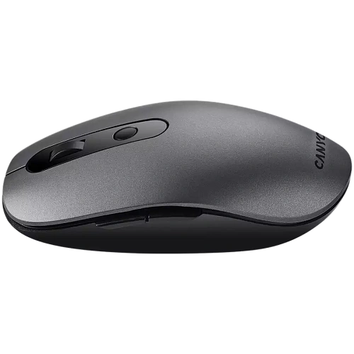 CANYON MW-9, 2 in 1 Wireless optical mouse with 6 buttons, DPI 800/1000/1200/1500, 2 mode(BT/ 2.4GHz), Battery AA*1pcs, Grey, 65.4*112.25*32.3mm, 0.092kg