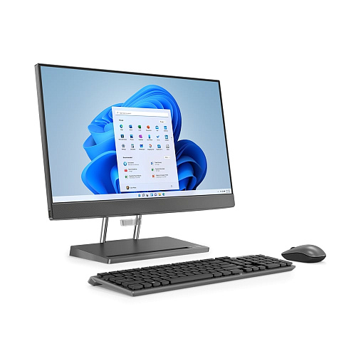Моноблок Lenovo F0GR005FRU IdeaCentre AIO 5 24IAH7 23,8'' FHD (1920 x 1080) IPS/Intel Core i5-12500H 2,5Ghz (12С) /16GB/512GB/Integrated/Wi-Fi 6/BT5.0/5MP+IR Camera/USB mouse+keyboard/Windows 11 Home/1Y/Grey