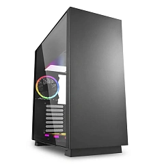 Корпус Sharkoon Pure Steel RGB, Midi Tower, E-ATX, ATX, Black, 3x3.5"/5x2.5", 2xUSB3.0