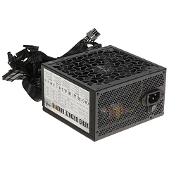 БП ATX 600W AeroCool Aero Bronze, 12sm fan,20+4/24+4/24+8,6SATA,4Molex,2х6p/2х2p PCI-E,ATX