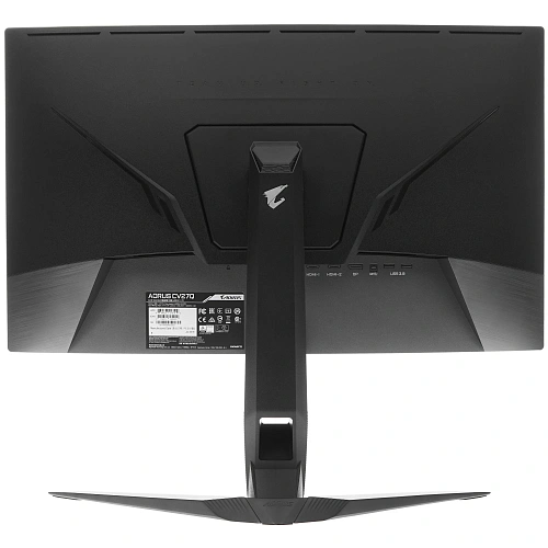 Монитор 27" Gigabyte Aorus CV27Q, Black, VA, 2560x1440@165Hz, 400кд/м2, 3000:1, 1ms, 2xHDMI, DP