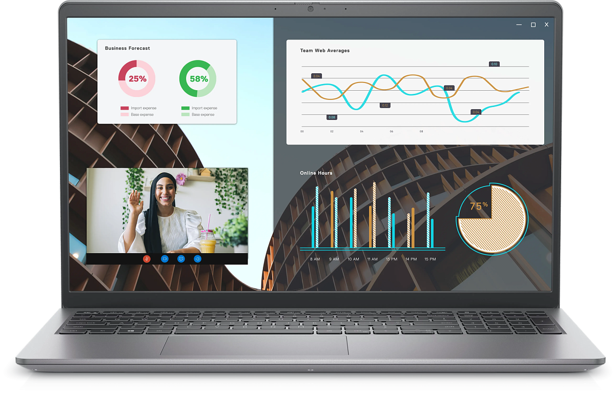 Ноутбук Dell/Vostro 3530/1г/Core i3/1305U/1,6 GHz/8 Gb/M.2 PCIe SSD/512 Gb/No ODD/Graphics/UHD/256 Mb/15,6 ''/1920x1080/Windows 11/Pro/64/Realtek Wi-F