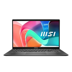 Бизнес Ноутбук MSI Modern 15 F13MG-044XKZ, 15.6" FHD, IPS, Core i3-1315U 4.5GHz/ 16GB DDR4(8GB*2)/ 512GB*1 NVMe SSD/ Intel® Iris® Xe Graphics /Dos/ Platinum Gray
