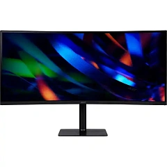 Монитор 34" Acer CZ342CURVbmiphuzx Curved, Black, VA, 3440x1440@180Hz, 300кд/м2, 4000:1, 1ms,HDMI,DP