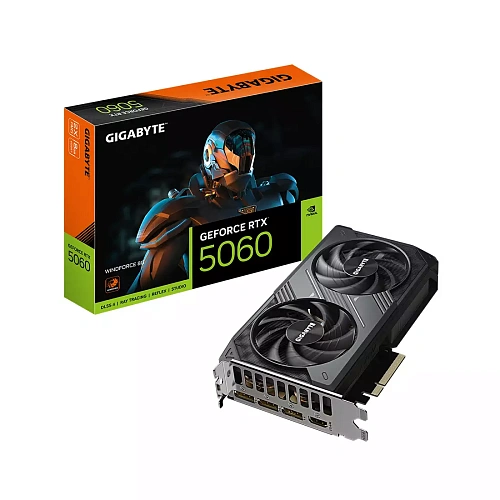 Видеокарта Gigabyte (GV-N5060WF2-8GD) RTX5060 WINDFORCE 8G