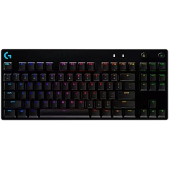 LOGITECH G PRO X TKL LIGHTSPEED Mechanical Gaming Keyboard - BLACK - US INT'L - TACTILE