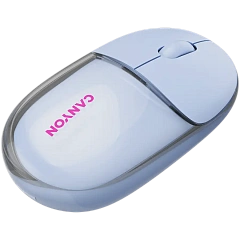 CANYON mouse OnClick 24 BT/ Wireless Transparent/Blue