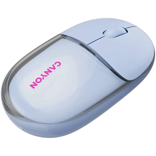CANYON mouse OnClick 24 BT/ Wireless Transparent/Blue