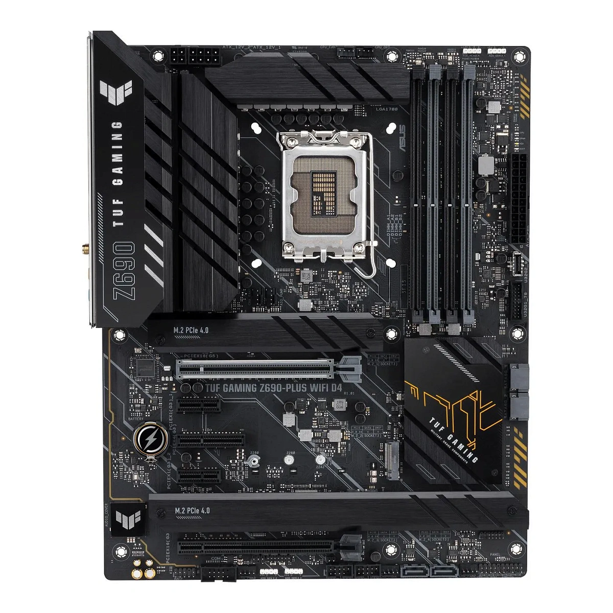 Матплата Asus TUF G Z690-Plus WiFi D4, iZ690, S1700, ATX, 4DDR-4, 2xPCI-Ex16, 4SATA,4xM.2,HDMI,16USB