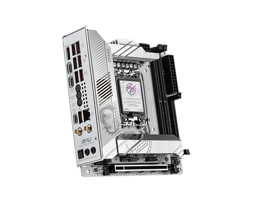 Материнская плата MSI MPG Z890I EDGE TI WIFI LGA1851 2xDDR5 2xSATA3 RAID 4xM.2 1xHDMI 2xThunderbolt4 Wi-Fi  Bluetooth Mini ITX