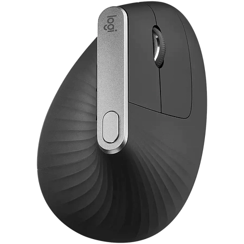 Мышь беспроводная Logitech MX Vertical (400-4000 dpi, Bluetooth, 2.4 GHz/USB-ресивер (Logitech Unifying®), 4 настраиваемые кнопки, перезаряжаемая литий-полимерная батарея (240 мА·ч)), (M/N: M-R0074 / C-U0007)